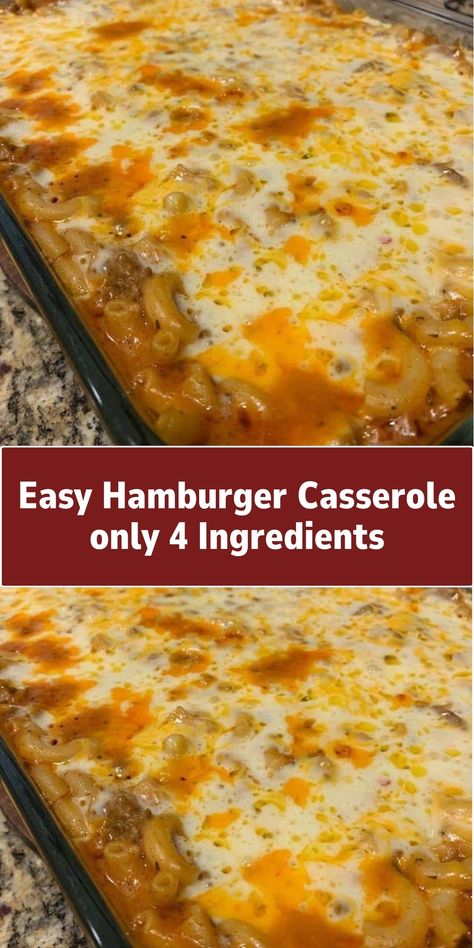 Healthy Hamburger Meat Recipes, Hamburger Casserole Recipes, Hamburger Meat Recipes Easy, Easy Hamburger Casserole, Cheap Ingredients, Hamburger Casseroles Recipes, Ground Beef Casserole Recipes, Easy Dinner Casseroles, Easy Hamburger