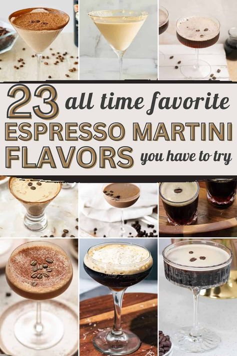 Chocolate Espresso Martini Recipe, Baileys Espresso, Best Espresso Martini, Chocolate Espresso Martini, Martini Flavors, Flavored Coffee Recipes, Holiday Martinis, After Dinner Cocktails, Festive Holiday Cocktails