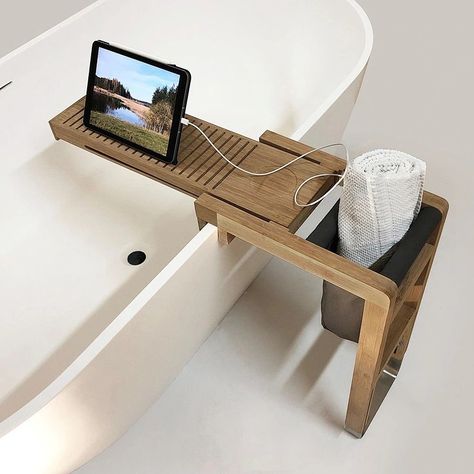 Bathtub Stand, Side Basket, Give Yourself A Break, Modern Tub, Marble Bathtub, Tub Tray, Bathtub Caddy, Bathtub Tray, Support Ipad