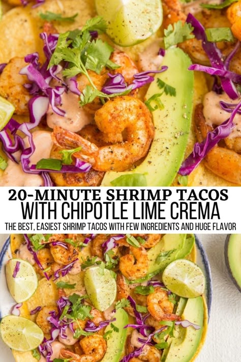 Shrimp Taco Bowl With Creamy Chipotle Sauce, Crock Pot Shrimp Tacos, Chipotle Lime Shrimp Tacos, Shrimp Recipes Chipotle, Honey Lime Shrimp Tacos, Shrimp Tacos With Chipotle Sauce, Shrimp Tacos Chipotle Sauce, Chipotle Sauce For Shrimp Tacos, Shrimp Chipotle Recipes