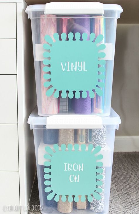 Cricut Supply Organization, Cricut Storage, Supply Organization, Vinyle Cricut, Arts And Crafts For Adults, Cricut Supplies, Folding Origami, Dream Craft Room, Projets Cricut