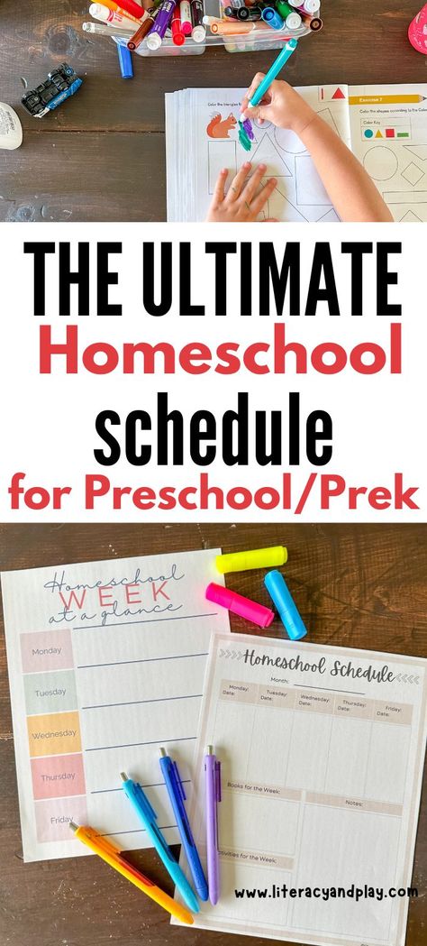 Preschool Homeschool Schedule that will change your life! After a year trying to figure out how to create a great simple routine. I FINALLY found the BEST schedule you can create for your preschool at home. Homeschooling Schedule, Homeschool Preschool Schedule, Relaxed Homeschooling, Charlotte Mason Homeschool, Preschool Schedule, Homeschool Routine, Family Schedule, Group Hug, Preschool Homeschool