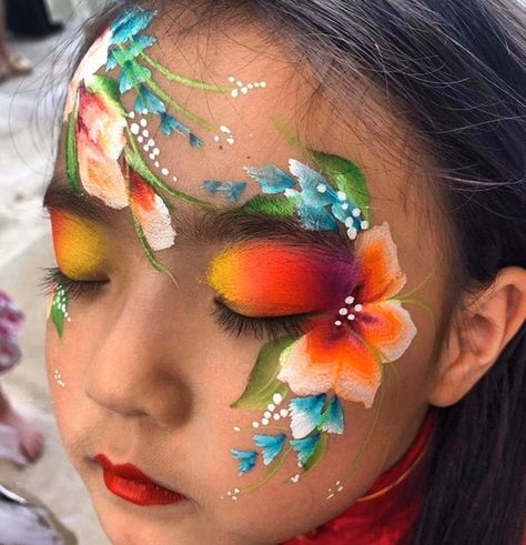 Encanto Face Painting, Encanto Face Paint, Face Paint Party, Face Painting Flowers, Eye Face Painting, Fairy Face Paint, Girl Face Painting, Face Paint Kit, Halloween Makeup Ideas