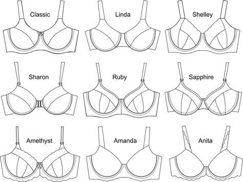 Free Bra Pattern, Bra Patterns, Sewing Bras, Bra Sewing Pattern, Diy Bra, Lingerie Patterns, Corset Sewing Pattern, Bra Sewing, Wired Bra