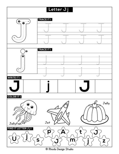 Letter J Coloring Pages Letter J For Preschoolers, Letter J Worksheets Kindergarten, Letter J Activities For Toddlers, J Is For, J Worksheets Preschool, J Crafts For Preschoolers, Letter J Worksheets Preschool, Letter J Activity, Letter J Crafts For Preschoolers