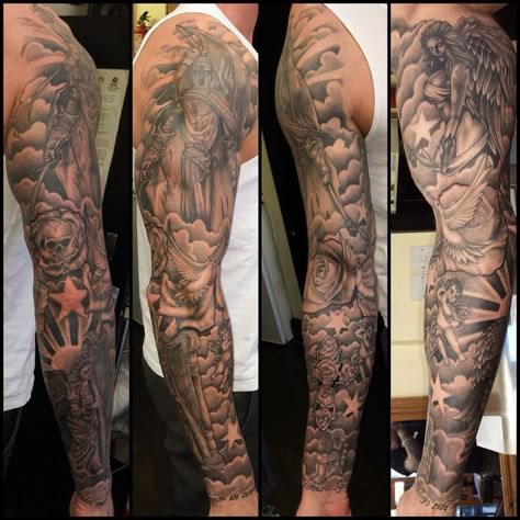 Run Tattoo, Shoulder Piece Tattoo, Upper Arm Tattoos For Guys, Arm Tattoos For Guys Forearm, Lower Arm Tattoos, Mujeres Tattoo, Half Sleeve Tattoos Forearm, Browning Tattoo, Realistic Tattoo Sleeve