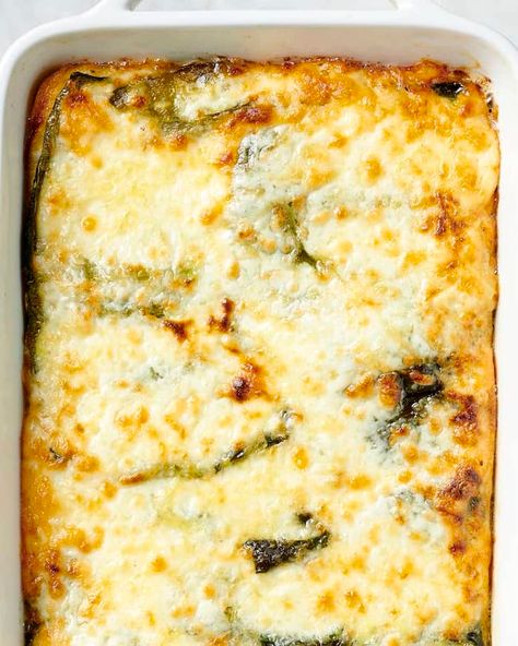 Poblano Chile Relleno Casserole Pablano Pepper Recipe, Chili Rellenos Recipe, Chile Relleno Casserole Recipe, Poblano Recipes, Chile Relleno Recipe, Rellenos Recipe, Poblano Peppers Recipes, Relleno Casserole, Chili Relleno Casserole