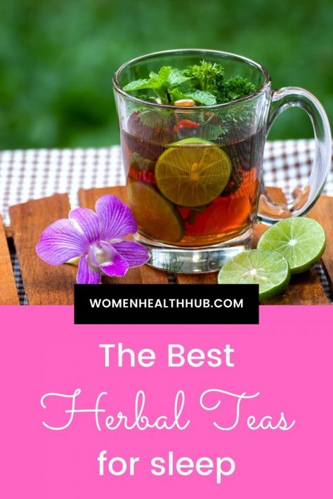 Teas For Sleep, Female Health Problems, Best Herbal Teas, Neck And Shoulder Exercises, Women Health Tips, Best Herbal Tea, Mom Health, Sleep Tea, Medical Herbs