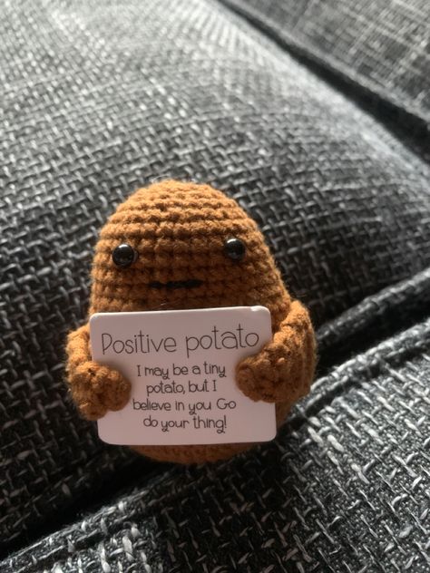 Pete The Potato, Tiny Potato, Done With You, Emotional Support, Believe In You, Potato, Gift Ideas, Gifts, Quick Saves