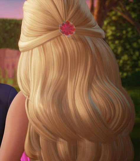 Shy Princess, Barbie And The Secret Door, Barbie Icon, Barbie Hairstyle, Princess Charm School, Barbie Aesthetic, Barbie Cartoon, Barbie Images, Barbie Core