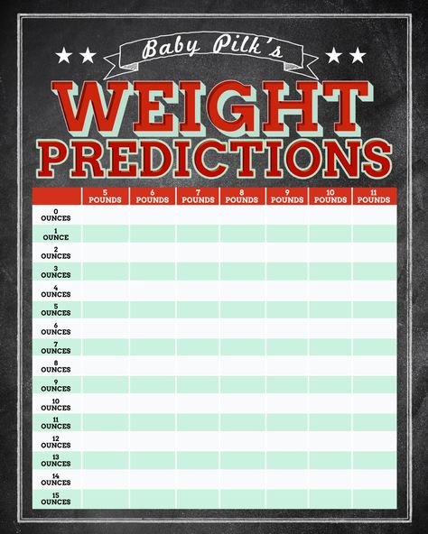 Guess the Weight! For the baby pool! Guess the weight, put in $1, and if you get it right, you win! Baby Boy Growth Chart, Dadchelor Party, Julie Henderson, Boys Growth Chart, Birth Pool, Luxury Baby Shower, Baby Due Date Calendar, Diaper Party, Free Calendar Template