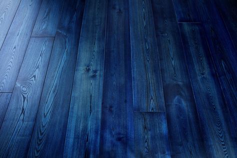 Blue Wood Floor, Ash Wood Floor, Wood Floor Colors, Flooring Diy, Wood Floor Design, Painted Wood Floors, Light Colored Wood, Painted Floor, Blue Floor