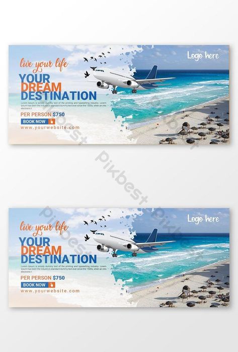 Travel agency template facebook banner#pikbest#Templates#Others Travel Visiting Card Design, Travel Banner Design Ideas, Travel Banner Design, Travel Agency Poster, Travel Banner, Template Facebook, Banner Design Layout, Photoshop Youtube, Travel Creative