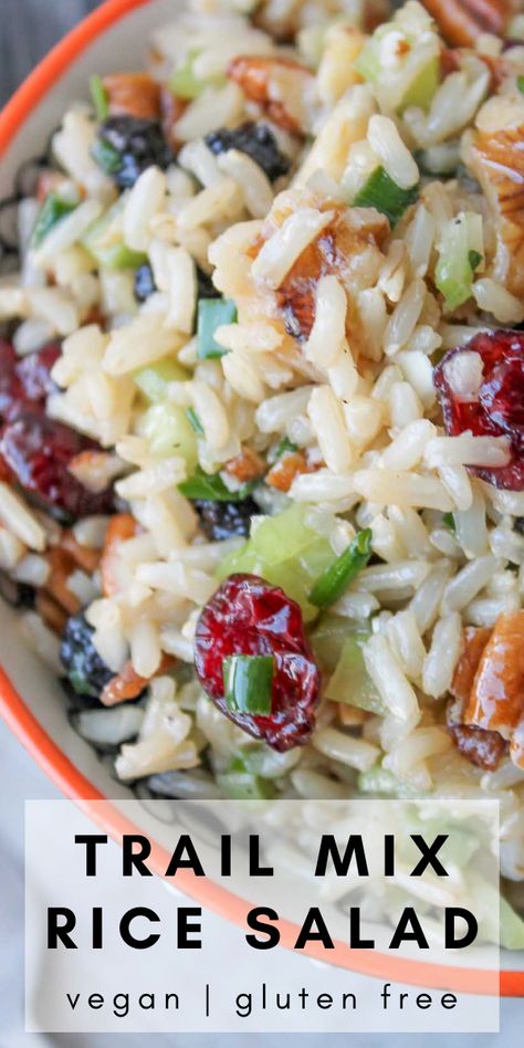 Rice Based Salads, Jasmine Rice Salad Recipes Cold, Cold Rice Dishes, Rice In Salad, Cold Rice Salads Summer, Cold Rice Salad Recipes Side Dishes, Cold Rice Side Dishes, Rice Fruit Salad, Rice Salad Recipes Cold Healthy