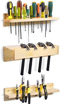 Wall Tool Organizer, Hammer Rack, Tool Wall Storage, Garage Organisation, Garage Workshop Organization, Power Tool Storage, Garage Tool Organization, Garage Organization Diy, Garage Tool Storage