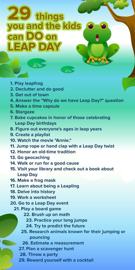 Leap Year Celebration Ideas, Leap Day Party Ideas, Leap Year Ideas, Leap Year Party, Leap Day Birthday Ideas, Leap Day Snacks, Leap Year Birthday Party Ideas, Leap Year 2024, Leap Year Crafts