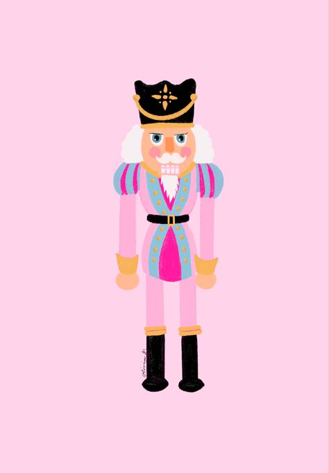 Cute, pink, christmas, nutcracker, wallpaper, print. Pink Nutcracker Wallpaper, Christmas Nutcracker Wallpaper, Nutcracker Wallpaper, Pink Christmas Wallpaper Aesthetic, Pink Christmas Iphone Wallpaper, Navidad Pink, Pink Christmas Wallpaper, Cute Pink Christmas, Xmas Poster