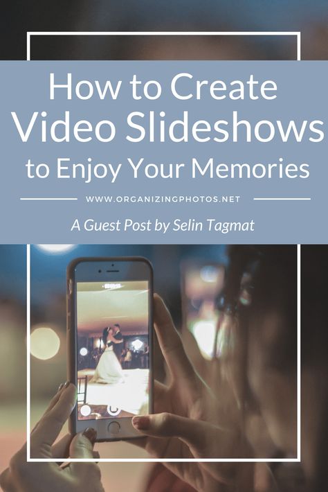 How to Create Powerful Video Slideshows to Enjoy Your Memories - OrganizingPhotos.net Are You Creating Slideshows Yet?Video slideshows are the perfect tools for telling your life stories and sharing memories with others. With this blog post, I would like to encourage you to go beyond the classical definition of slideshows as a sequence of photos, and instead use a nice combination of still images, video clips, text, and music to build a strong emotional connection with your audience. Photo Slideshow Video, Organizing Photos, Digital Photo Organization, Slideshow Music, Photo Organizing, Wedding Slideshow, Book Creative, Wedding Photography Checklist, Make A Presentation