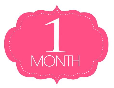 Free+Printable+1+Month+Old+Sign 1 Month Old Milestones, Happy 1 Month, Happy One Month, 1 Month Baby, Month Signs, One Month Baby, Baby Month Stickers, Monthly Baby Photos, One Month Old