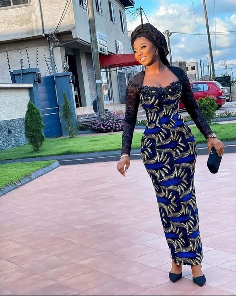 Latest And Simple Ankara Styles You Will Love. - Ladeey Ankara Styles For Slim Ladies, Styles For Slim Ladies, Kampala Kaftan Styles For Women, Simple Ankara Gowns, Short Ankara Gowns Style, Latest Ankara Long Gown Styles, Latest Ankara Dresses, Long Ankara Dresses, Simple Ankara Styles