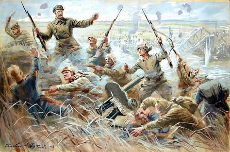 Russian Revolution 1917, Bolshevik Revolution, Revolution Art, Russian Revolution, Socialist Realism, Military Artwork, Civil Wars, Russian History, Military Diorama