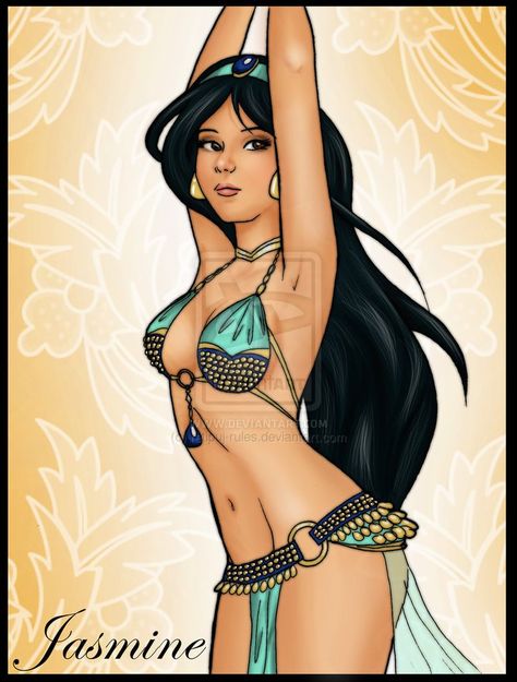 See the Disney Princesses Model Lingerie Looks Disney Lingerie, Princess Lingerie, Couple Disney, Lingerie Art, Disney Princess Jasmine, Aladdin Jasmine, Twisted Disney, Disney Princes, Disney Aladdin