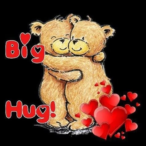 Bear Hug Quotes, Good Night Hug, Sweet Dream Quotes, Big Sis Lil Bro, Hug Pictures, Good Night Sleep Well, Teddy Bear Quotes, Hug Images, Special Friendship Quotes