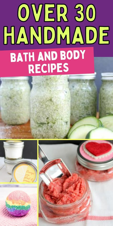 Spa In A Jar Diy, Body Scrubs Homemade, Homemade Bath Scrub, Diy Spa Products, Diy Spa Night, Diy Spa Gifts Baskets, Spa Crafts, Spa Night At Home, Bath Salts Diy Recipes