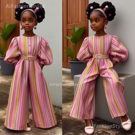 Follow #aifashionstyles for more styles inspo and don't forget to get a copy of our Ankara and Boubou Lookbooks. Link in bio. . . . #ankarastyles #denimjeans #happynewmonth #ankarachic #denimstyle #ankaraanddenim African Kids Clothes Ankara Styles, Ankara Style For Baby Girl, African Kids Fashion Dresses, Dress Design For Kids Girl, Ankara Style For Children, Ankara Jumpsuit For Kids, Children's Ankara Dress Styles, Gown Style For Children, Ankara Style For Kids