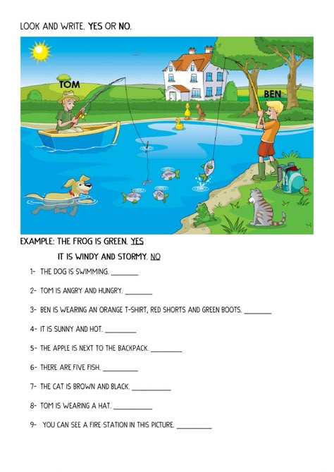 Picture Composition Class 1, Creative Writing For Kids, Picture Comprehension, First Grade Reading Comprehension, Picture Composition, Reading Comprehension Kindergarten, Kindergarten Phonics Worksheets, English Teaching Materials, Learning English For Kids