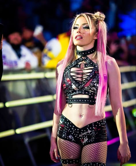 Wwe Girl Wrestlers, Alexis Bliss, Alexa Bliss Wwe, Wwe Alexa Bliss, Wrestling Outfits, Wwe Outfits, Lexi Kaufman, Raw Women's Champion, Aj Lee