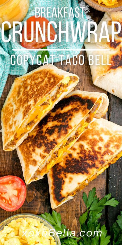 Breakfast Crunchwrap – Copycat Taco Bell Breakfast Crunchwrap Casserole, Tik Tok Breakfast, Griddle Crunch Wrap, Breakfast Crunchwrap Blackstone, Breakfast Crunchwrap Recipe, Taco Bell Breakfast Crunch Wrap Recipe, Breakfast Crunch Wrap, Taco Bell Breakfast Crunch Wrap, Tortilla Meals