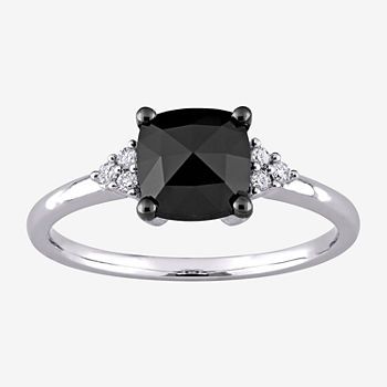 Women Rings Diamond Jewelry for Jewelry And Watches - JCPenney Black Diamond Engagement Ring, Skull Rings, Jared The Galleria Of Jewelry, Side Stone Engagement Ring, Diamond Promise Rings, Black Diamond Engagement, Black Diamond Ring Engagement, Platinum Jewelry, Black Diamond Ring