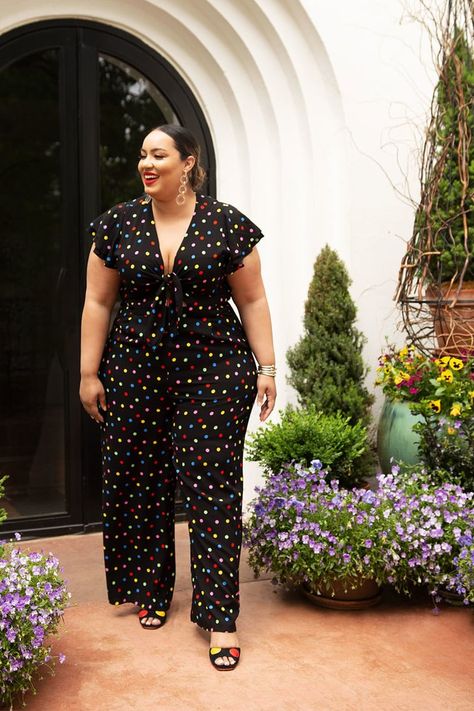 Best Plus-Size Jumpsuits and Rompers Plus Size Work Fashion, Flower Print Jumpsuit, American Clothing Brands, Plus Size Fashion Ideas, Healing Symbols, Winter Outfits For School, Plus Jumpsuit, Military Ball Dresses, Plus Size Work