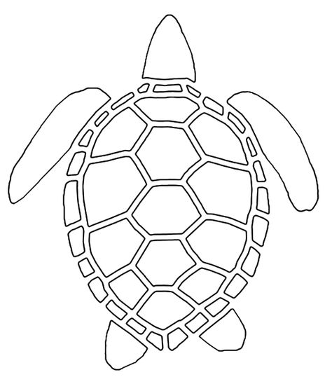 Sea-Turtle-stencil.gif (513×583) Turtle Stencil Printable, Mosaic Animal Patterns Templates, Tattoos Printable, Turtle Stencil, Turtle Outline, Outline Stencil, Easy Mosaic, Stencil Drawing, Good Drawings