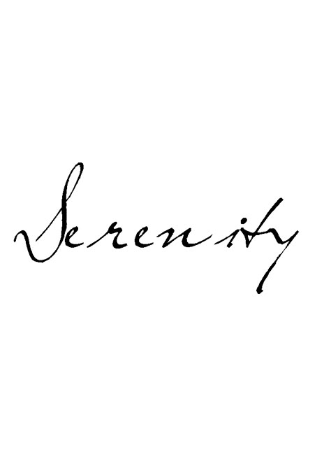 serenity God Frequency, Serenity Logo, Serenity Tattoo, Sarah Core, Custom Ipad, Subtle Tattoos, Expressive Art, Hot Nails, Piercing Tattoo