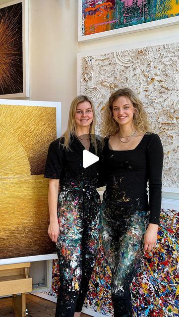 Amber & Arina | ABSTRACT ART on Instagram: "2023 was een jaar vol hoogtepunten! Met onder andere prachtige opdrachten, nieuwe ontmoetingen en de @vtwonenendesignbeurs 🥳  Voor 2024 staan er ook alweer toffe dingen op de planning; 2 exposities, nieuwe schilderijen en er komt een nieuwe website aan 🤫  We willen iedereen bedanken voor dit mooie jaar en hele fijne dagen toewensen! 🎄  #2023recap #holiday #merrychristmas #zwolle #zwollecentrum #museumkwartier #artistofinstagram #femaleartist #art #kunst #kunstaandemuur #interiordesign #interieurinspiratie #kleurrijkwonen #kunstwerk #schilderen #schilderkunst #contemporaryart" Instagram 2023, December 23, Art Tutorials, Art Inspo, Amber, Abstract Art, On Instagram, Art