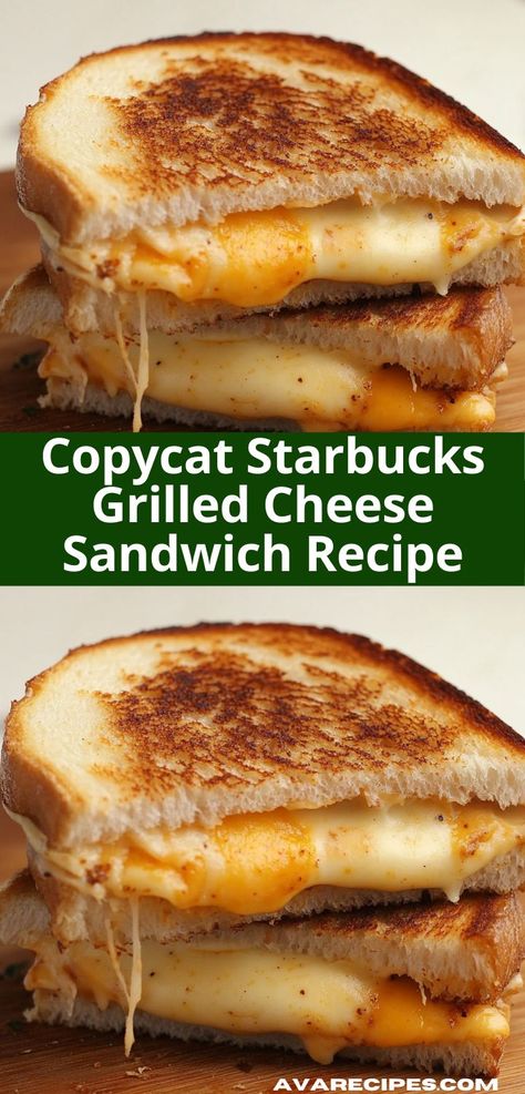 Experience the comforting flavors of a classic grilled cheese with this copycat Starbucks recipe. Melted cheese between perfectly toasted bread makes for a satisfying snack or meal any time of day. Starbucks Grilled Cheese, Chocolate Bars Recipe, Grilled Cheese Bar, White Chocolate Bars, Grilled Cheese Sandwich Recipe, Dinner Ideas With Chicken, Cheese Sandwich Recipe, Chocolate Bar Recipe, Perfect Grilled Cheese