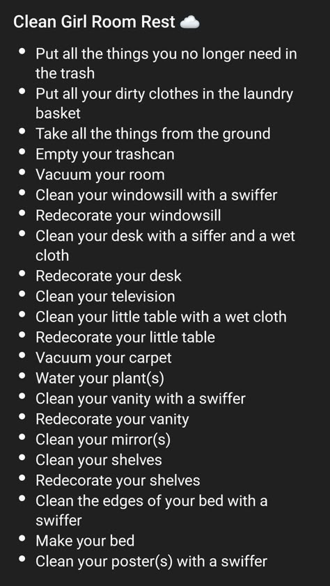 Room Organization Ideas Bedroom Cleaning, How To Clean Your Room, Bedroom Reset, Room Reset, Cleaning Your Room, Clean Room Motivation, Clean Girl Room, Room Motivation, Clean Room Checklist