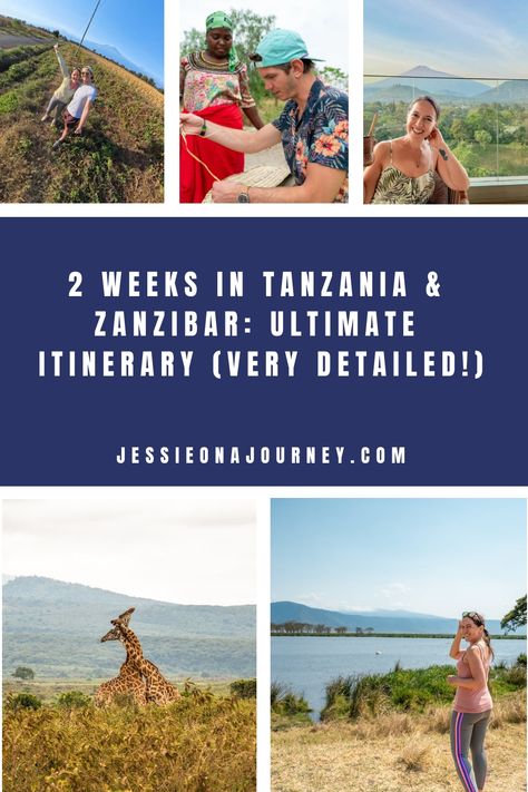 Pinterest pin that shows photos taken in Zanzibar and Tanzania. Travel To Tanzania, Serengeti National Park Tanzania, Zanzibar Tanzania Photography, Tanzania Itinerary, Tanzanian Flag, Tanzania Map, Zanzibar Itinerary, Tanzania Flag, Beach Relaxation