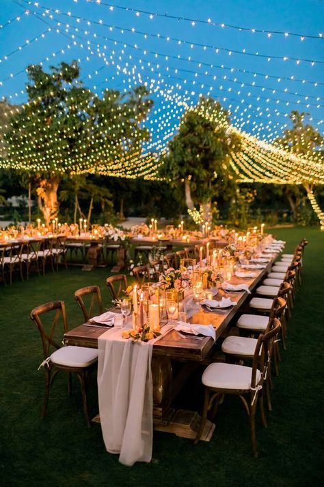 Summer Wedding Ideas, Dream Wedding Decorations, Bright Decor, Signature Cocktails, Wedding Set Up, Outdoor Wedding Decorations, Wedding Dinner, Rustic Garden Decor, Outdoor Wedding Venues