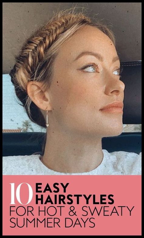 Summer Hair For Hot Days, Hot Weather Short Hairstyles, Cute Hot Day Hairstyles, Easy Hot Day Hairstyles, Hair Updos For Hot Weather, Hairstyles When Its Humid Summer, Hairdos For Hot Weather, Hairdo For Hot Weather, Hot Day Updo