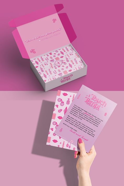 Flair Design, Esthetician Branding Design, Noissue Packaging, Cards Packaging, Pink Packaging Ideas, Bright Packaging Design, Brand Collateral, Packaging Cards, Pink Packaging Design