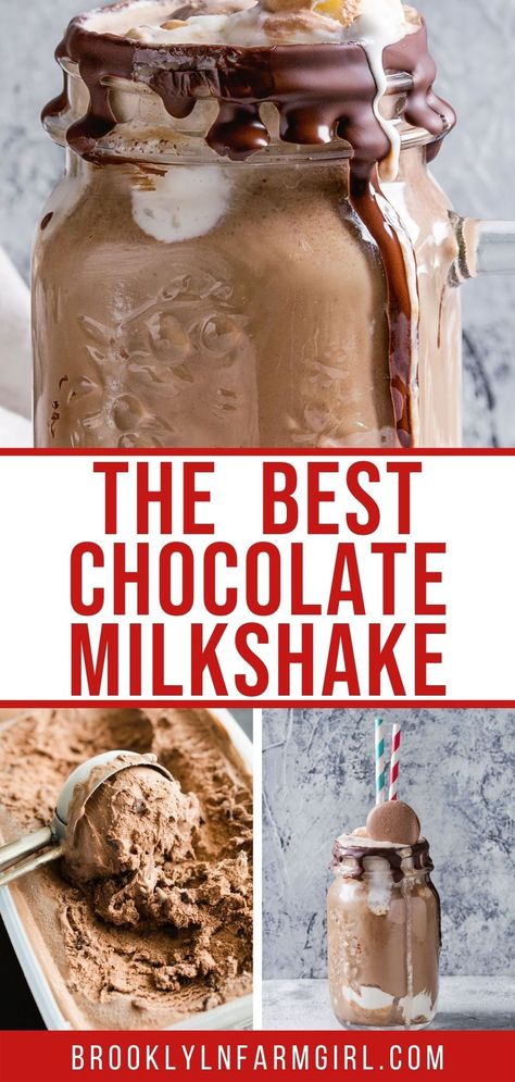 Milkshakes Chocolate, Homemade Chocolate Shake, Easy Milk Shake Recipes, How To Make Chocolate Milkshake At Home, Best Chocolate Shake Recipe, Milk Shake Recipes Chocolate, Diy Chocolate Milkshake, Ensure Milkshake Recipes, Thick Chocolate Milkshake Recipe