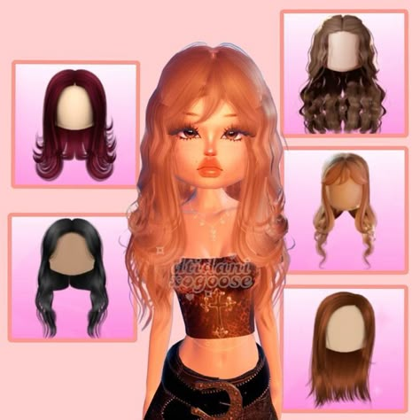 Dti Hairs, Fancy Dress Code, School Decal, Venus Of Willendorf, Hair Combos, Dti Hacks, Roblox Dress, Outfit Hacks, Dti Ideas