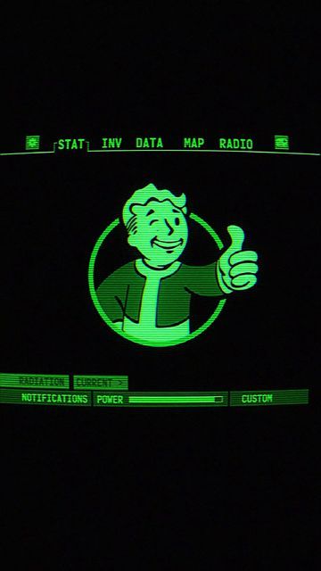 Pipboy Fallout Wallpaper, Vault Boy Fallout, Fallout Vault Boy, Fallout Wallpaper, Desolate Landscape, Up Wallpaper, Pip Boy, Halo Master Chief, Series Wallpaper