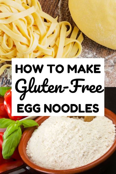 Gluten Free Noodles Recipe, Gf Entrees, Gluten Free Egg Noodles, Gf Noodles, Homemade Gluten Free Pasta, Gf Pasta, Homemade Egg Noodles, Gluten Free Thanksgiving, Gluten Free Noodles