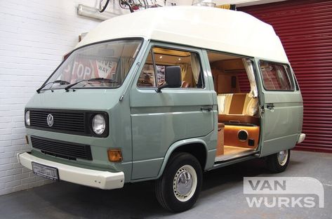 T25-Vanwurks-Classic-Interior-Conversion-Leisuredrive-roof-02 T25 Van Interior, T3 Interior Vw Camper, Vw T25 Interior, T25 Interior Ideas, Vw T25 Camper, T25 Campervan Interior, Vw T25 Interior Ideas, Vw Van Interior, Vw T3 Interior Ideas