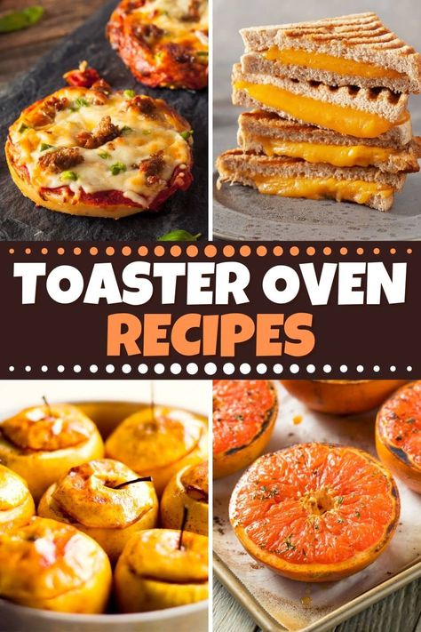 These toaster oven recipes are quick, easy, and delicious! From roasted carrots to pizza bagels to macaroons, you’ll be surprised at what the amazing toaster oven can do. Conventional Oven Recipes, Toaster Oven Dinner, Countertop Oven Recipes, Healthy Toaster Oven Recipes, Oven Breakfast Potatoes, Toaster Oven Pizza, Air Fryer Toaster Oven Recipes, Breville Smart Oven Air Fryer, Toaster Oven Meals