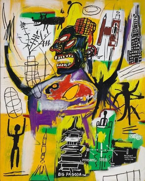 Modernism vs. Postmodernism Explained in 6 Facts and 13 Artworks Jm Basquiat, Jean Michel Basquiat Art, Basquiat Paintings, Basquiat Art, Neo Expressionism, 22 December, Expressionist Painting, Jean Michel Basquiat, Art Brut